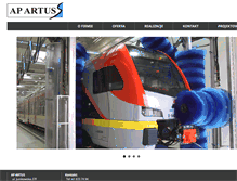 Tablet Screenshot of apartus.pl