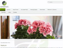 Tablet Screenshot of apartus.nl